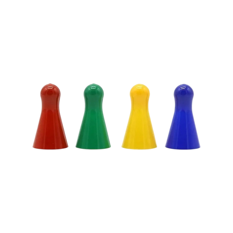 여러 가지 빛깔의 플라스틱 Ludo 폰