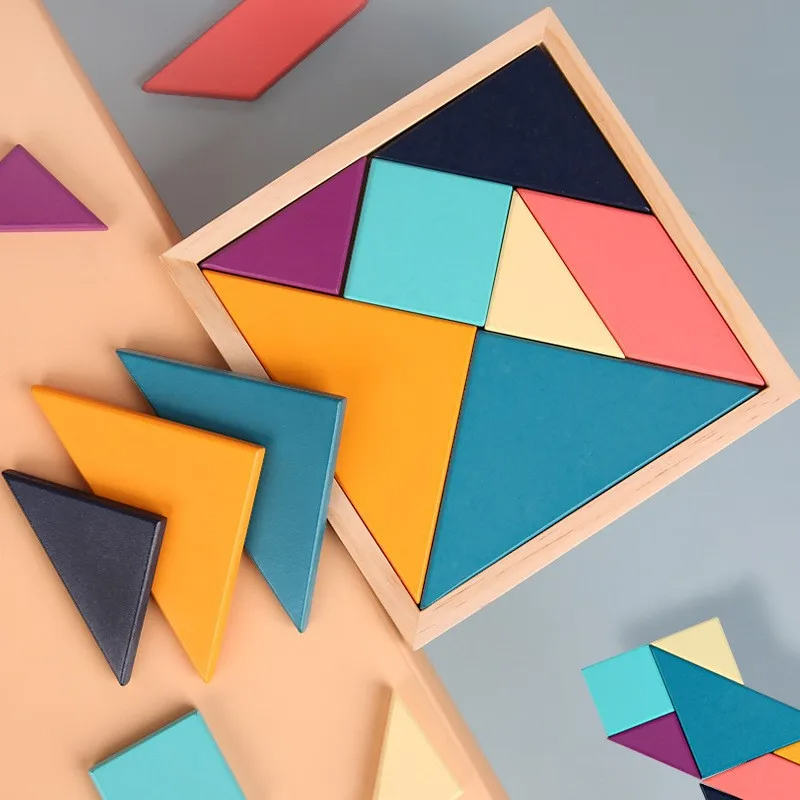 몬테소리 ColorWood Tangram 세트