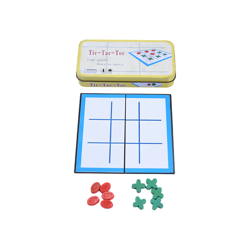 금속 보관 케이스가 포함된 휴대용 클래식 Tic-Tac-Toe 세트