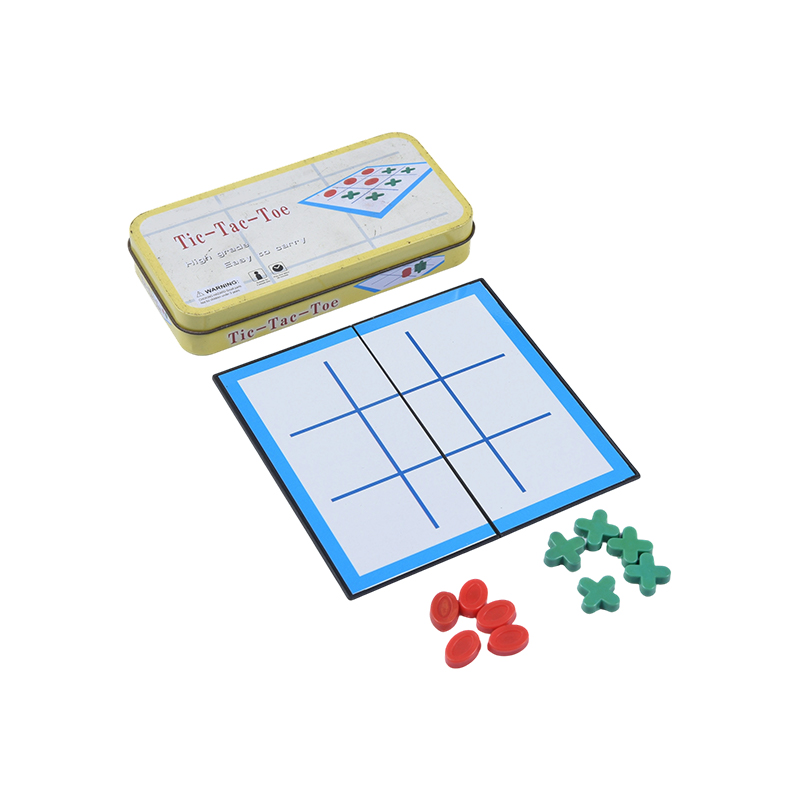 금속 보관 케이스가 포함된 휴대용 클래식 Tic-Tac-Toe 세트