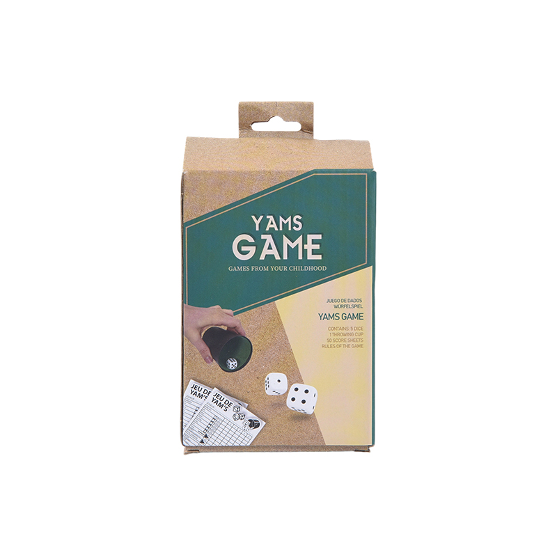 휴대용 던지기 컵 에디션 - 빈티지 YAMS 주사위 게임 키트