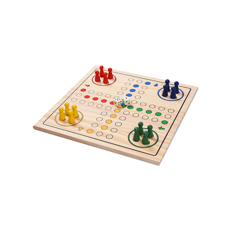 가족 엔터테인먼트 에디션 클래식 LUDO 나무 보드 게임